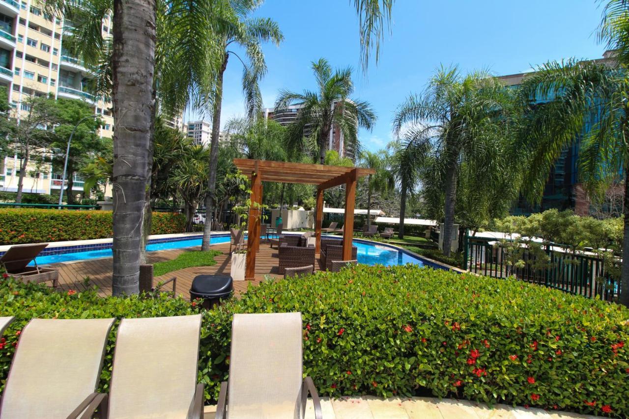 Barra Da Tijuca - 508 - De Frente Para Maravilhosa Piscina - Estacionamento Gratuito - Academia Comphania Atletica - Balsa Para Praia Gratis - Microondas - Geladeira Grande - Recepcao 24Horas - Wi-Fi - Com Pia Rio de Janeiro Exterior foto