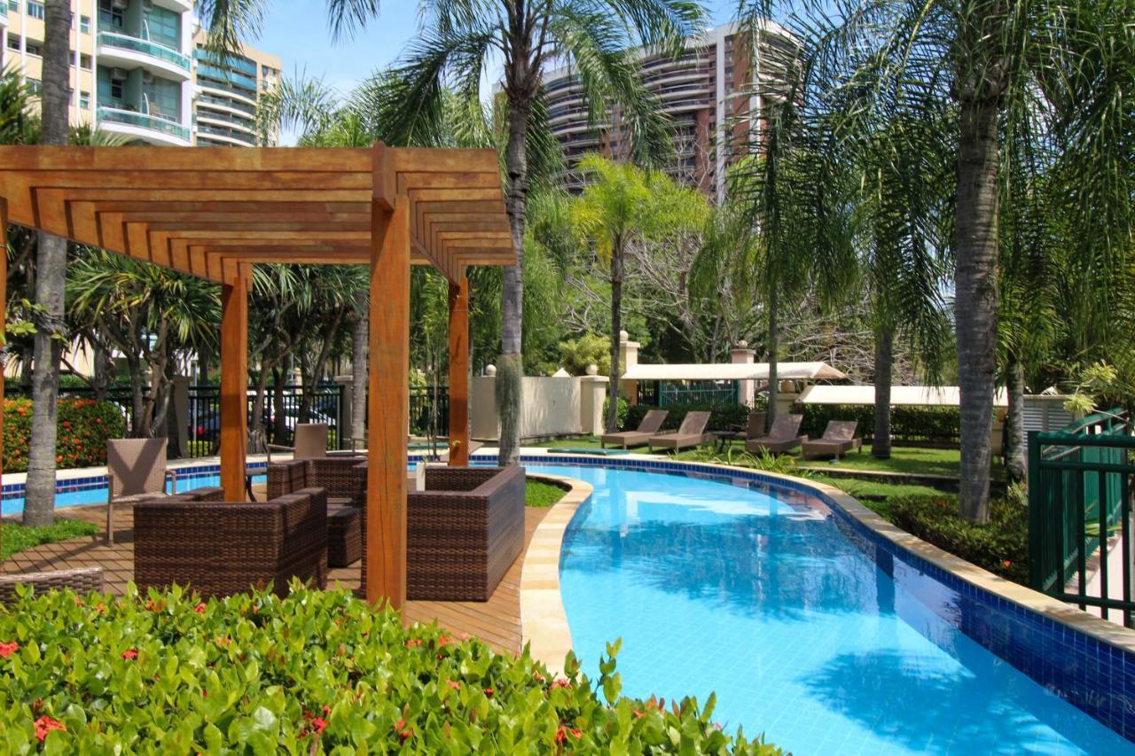 Barra Da Tijuca - 508 - De Frente Para Maravilhosa Piscina - Estacionamento Gratuito - Academia Comphania Atletica - Balsa Para Praia Gratis - Microondas - Geladeira Grande - Recepcao 24Horas - Wi-Fi - Com Pia Rio de Janeiro Exterior foto
