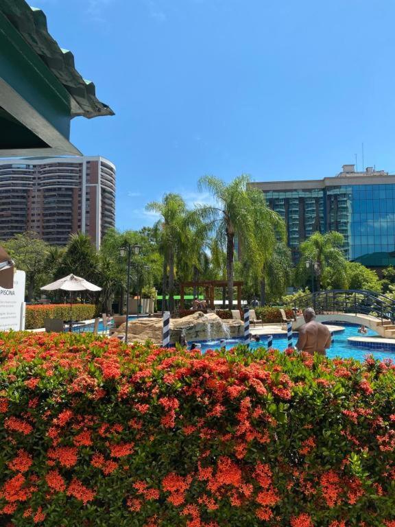 Barra Da Tijuca - 508 - De Frente Para Maravilhosa Piscina - Estacionamento Gratuito - Academia Comphania Atletica - Balsa Para Praia Gratis - Microondas - Geladeira Grande - Recepcao 24Horas - Wi-Fi - Com Pia Rio de Janeiro Exterior foto