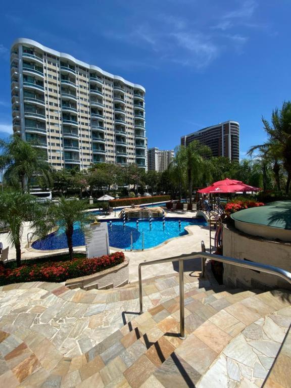 Barra Da Tijuca - 508 - De Frente Para Maravilhosa Piscina - Estacionamento Gratuito - Academia Comphania Atletica - Balsa Para Praia Gratis - Microondas - Geladeira Grande - Recepcao 24Horas - Wi-Fi - Com Pia Rio de Janeiro Exterior foto